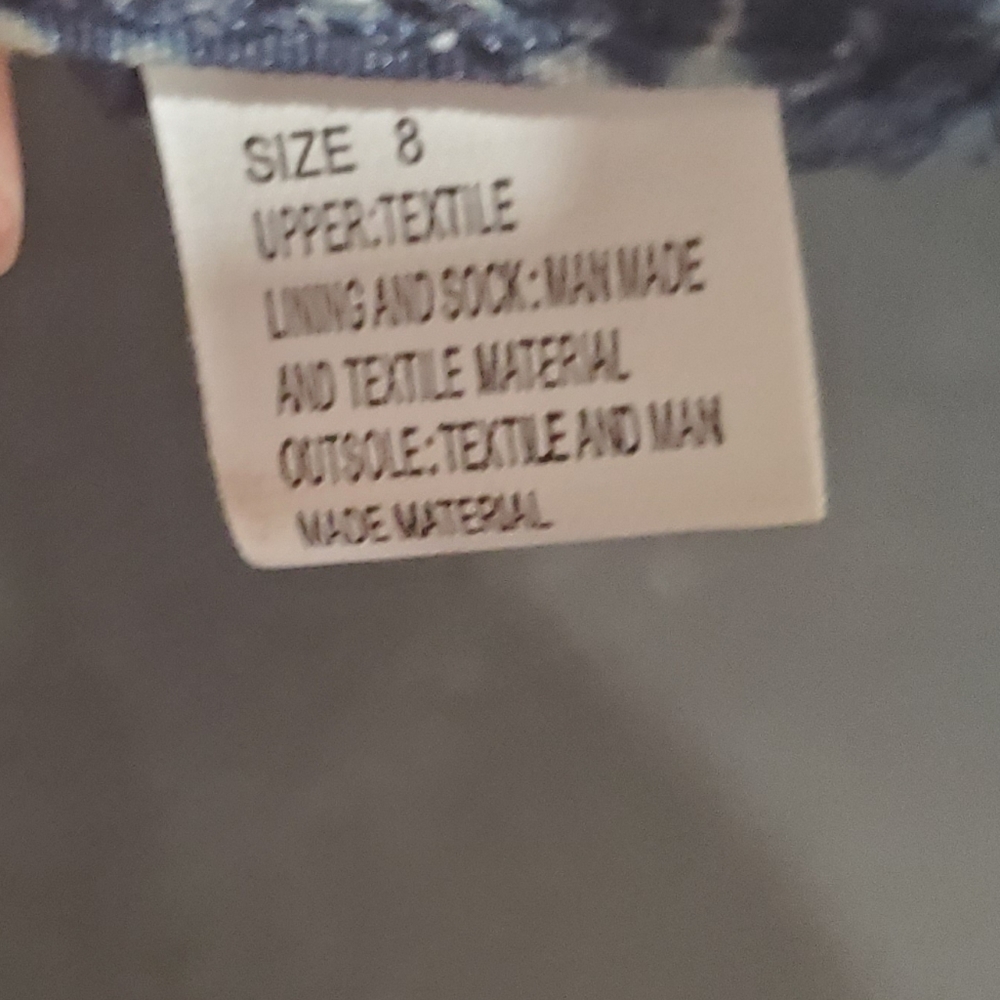 Universal Thread Floris Flatform Blue Velcro Blue… - image 3